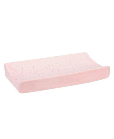 Lambs & Ivy Мягкая накидка на пеленальный столик Ballerina Baby Pink/Gold Stars