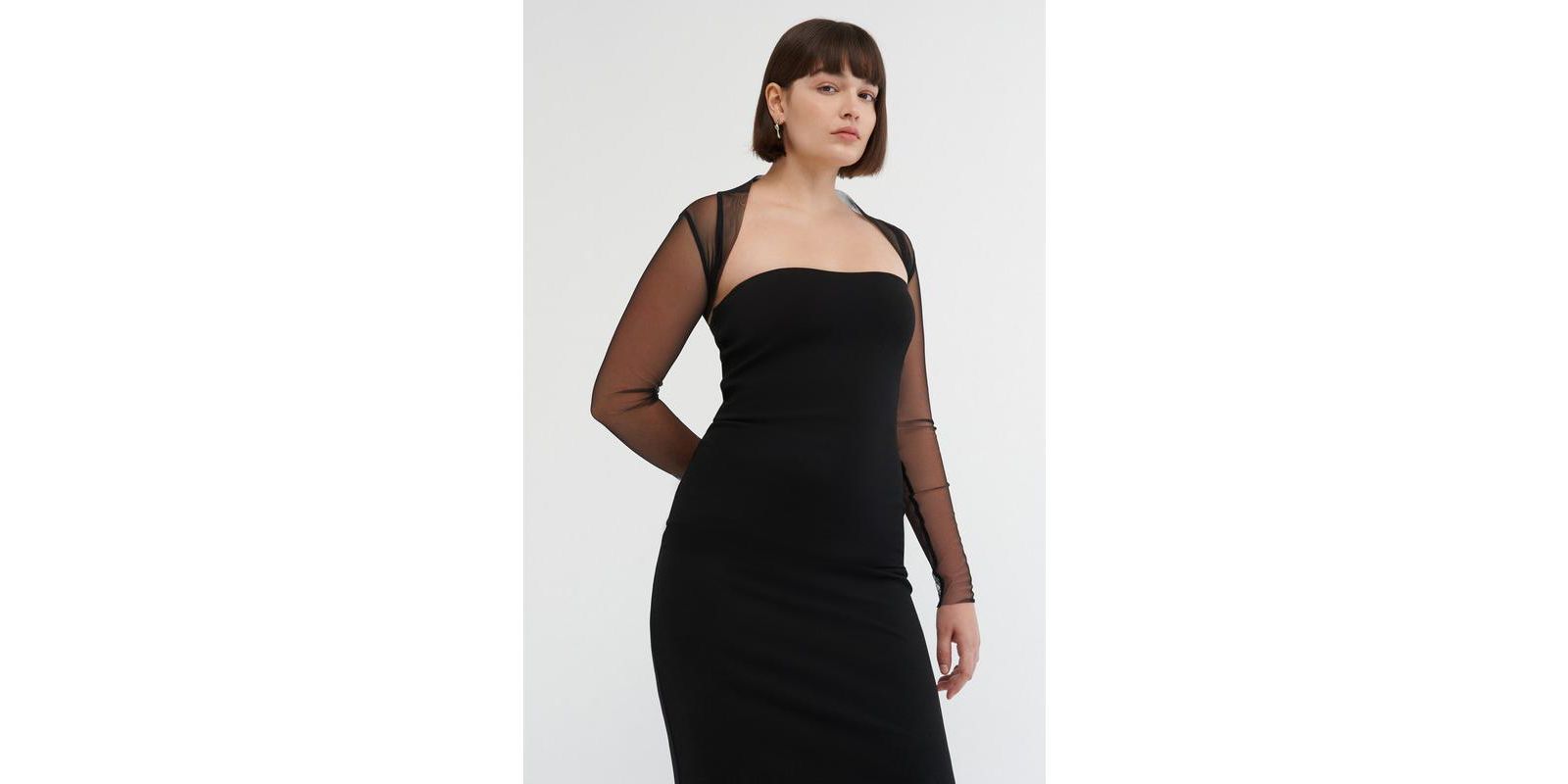 Marcella Women's Cypress Fitted Sheer Mesh Sleeveless Bolero
