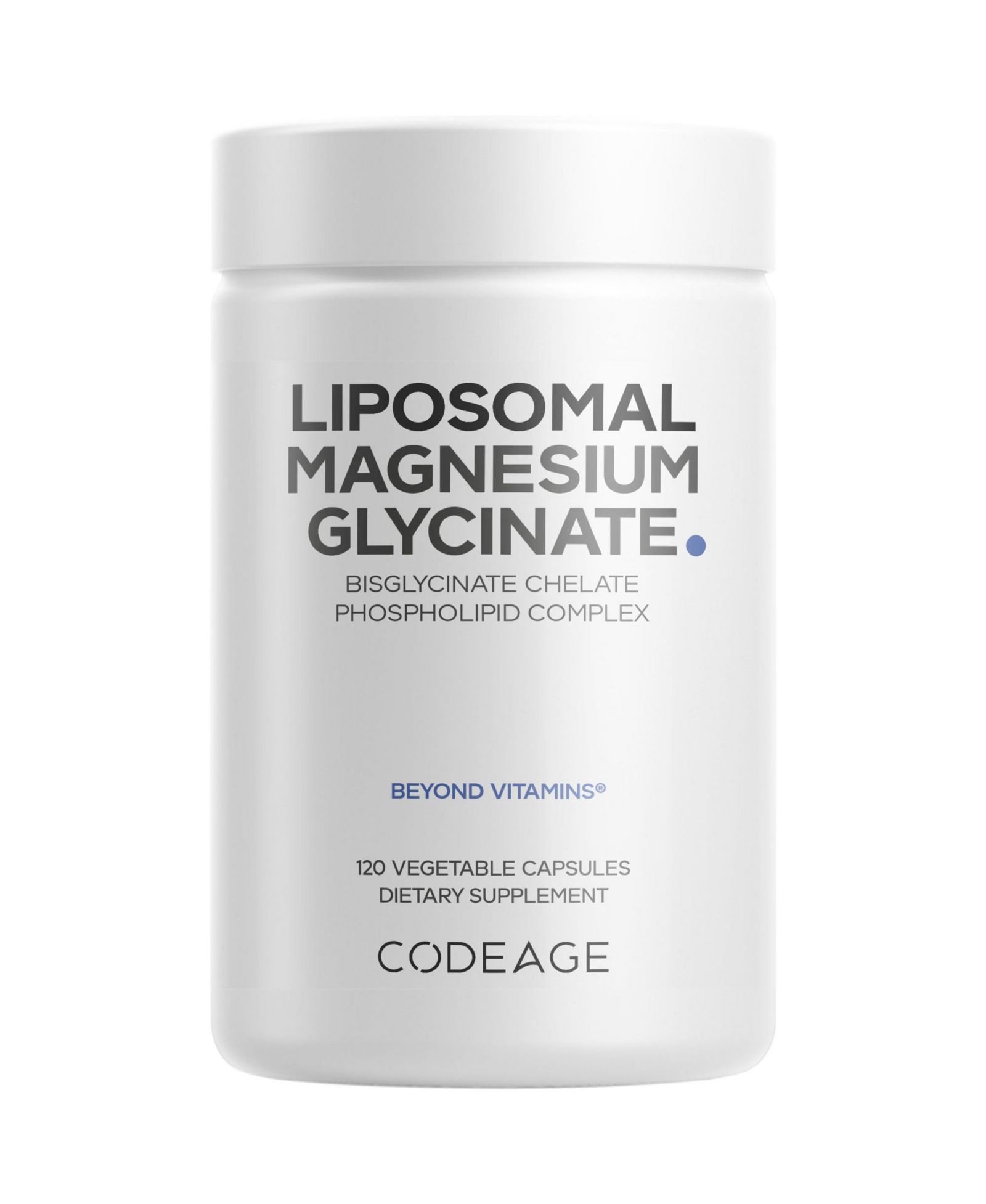 Добавка Codeage Liposomal Magnesium Glycinate, 120 капсул