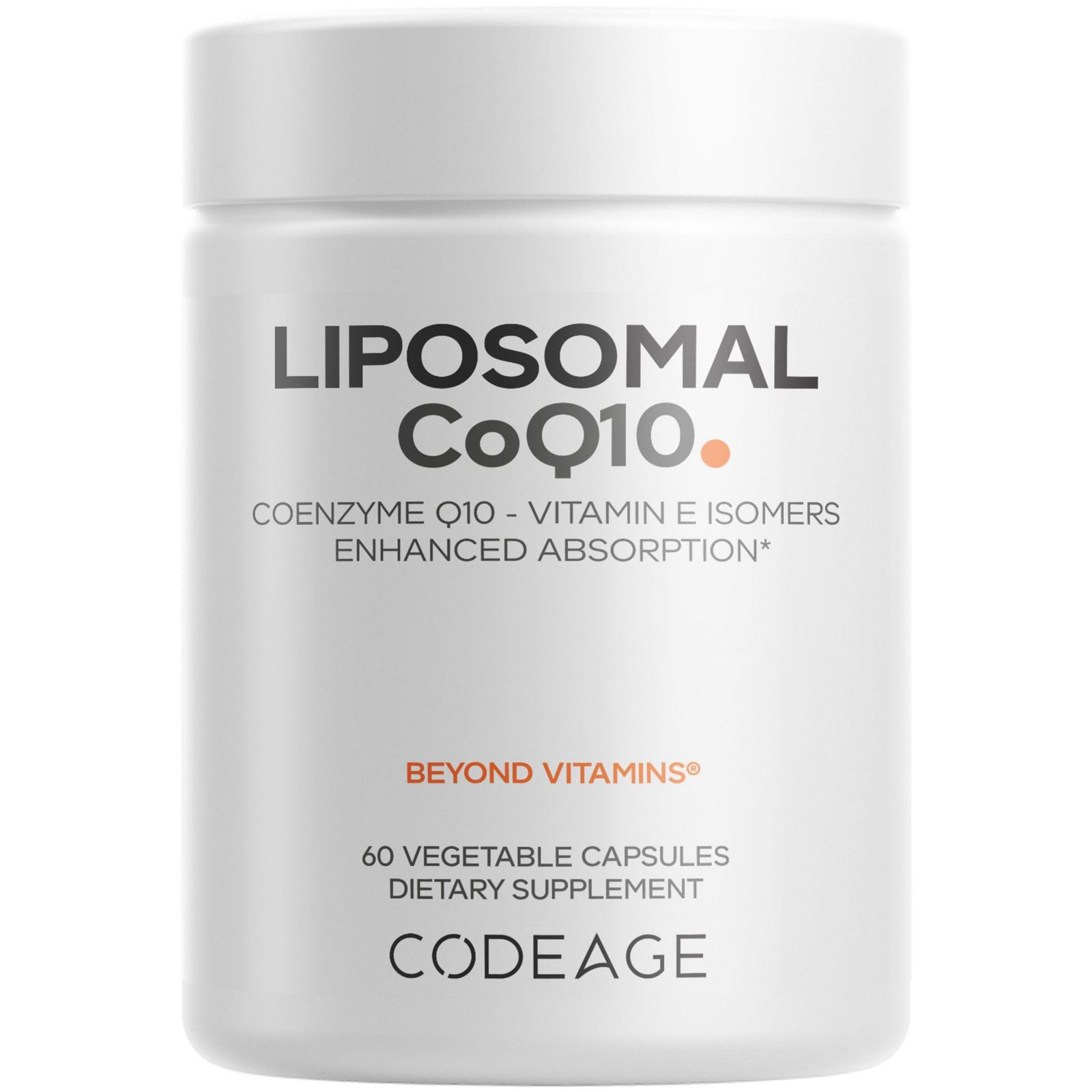 Codeage Liposomal CoQ10 Добавка Coenzyme с витамином E, 60 капсул