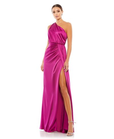 Вечернее платье Mac Duggal Women's Ieena Draped One Shoulder Satin