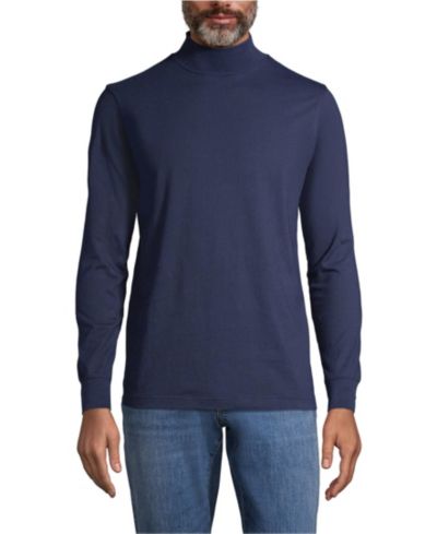 Lands' End Мужской джемпер с высоким горлом Super-T