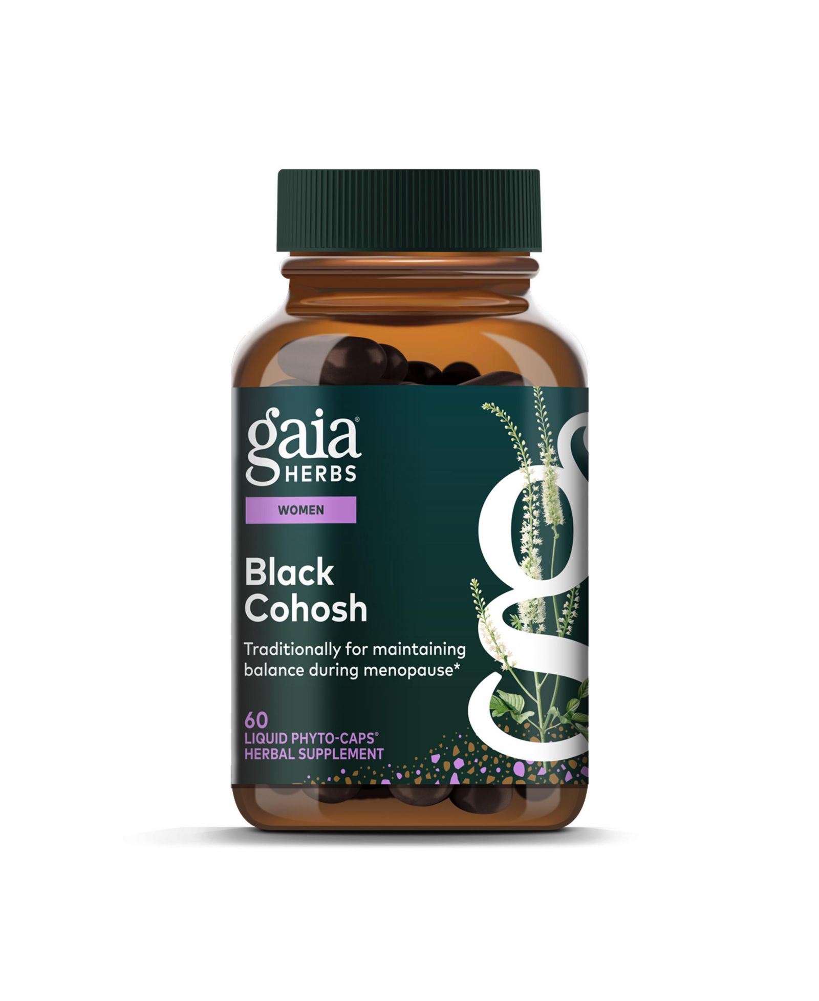 Капсулы Gaia Herbs Kava Root - Помогает сохранять спокойствие и расслабление при стрессе - 60 Liquid Phyto-Caps