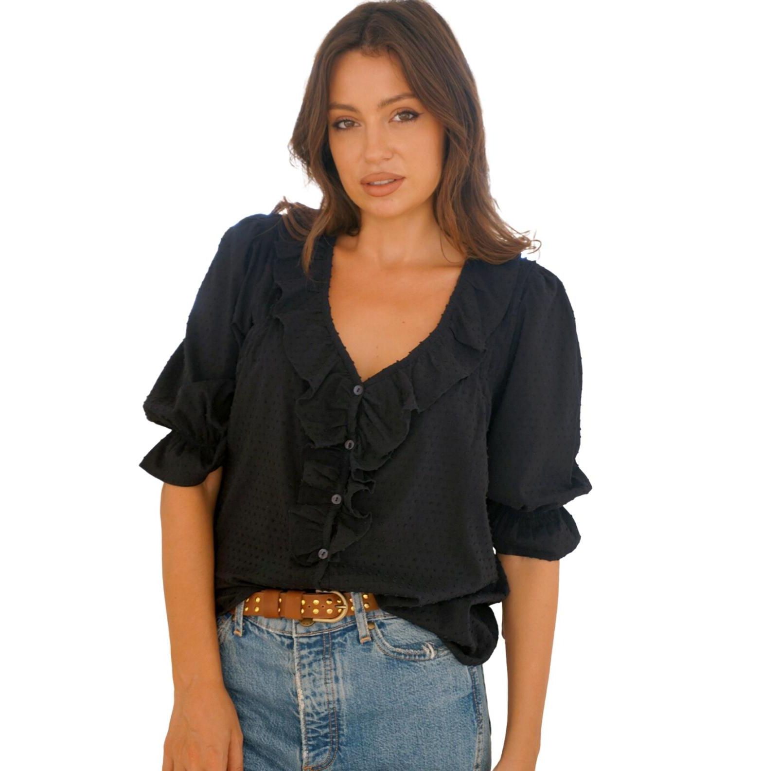 Женская хлопковая рубашка Paneros Clothing Chloe