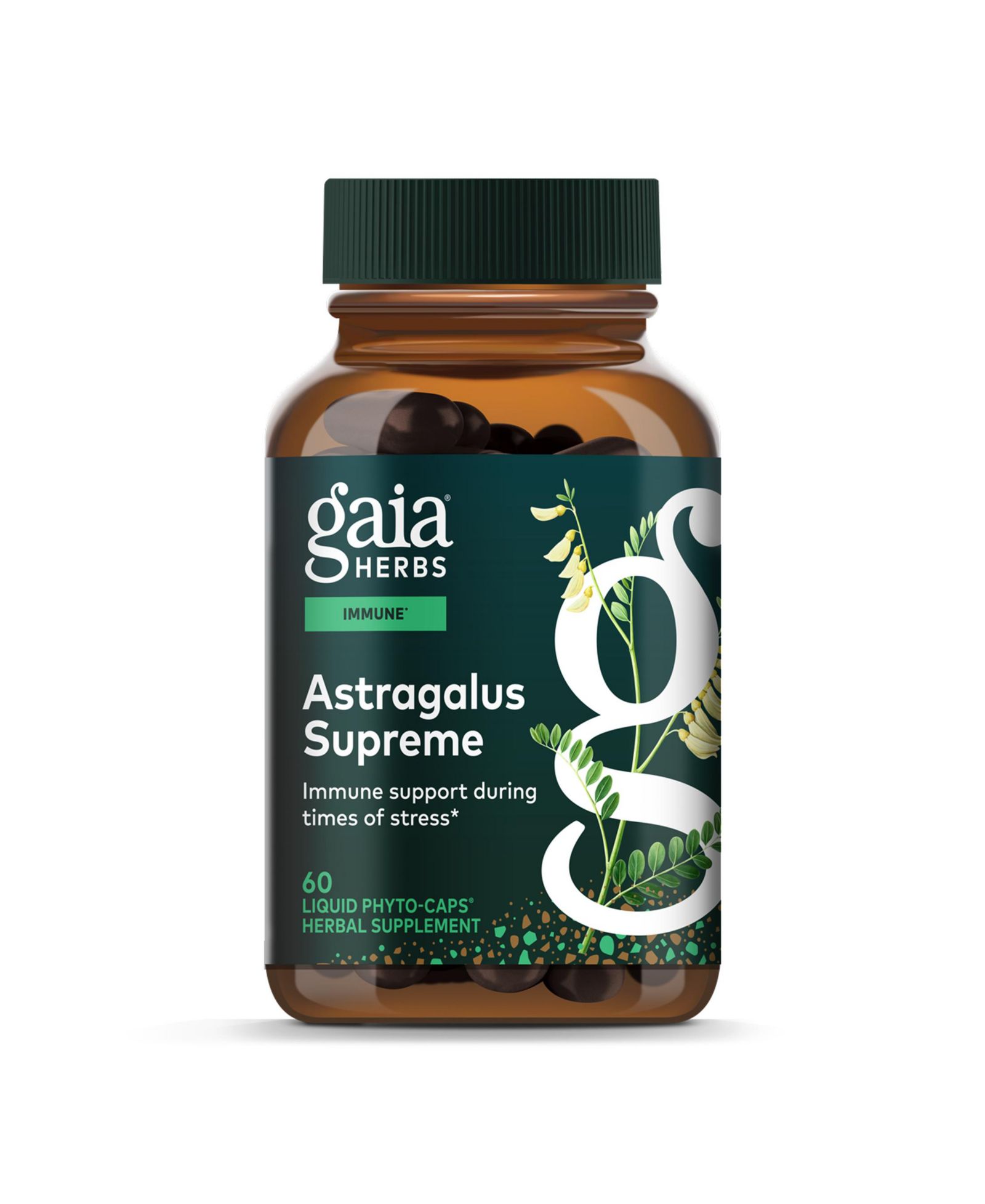 БАД Gaia Herbs Astragalus Supreme Immune & Antioxidant Support 60 Liquid Phyto-Caps