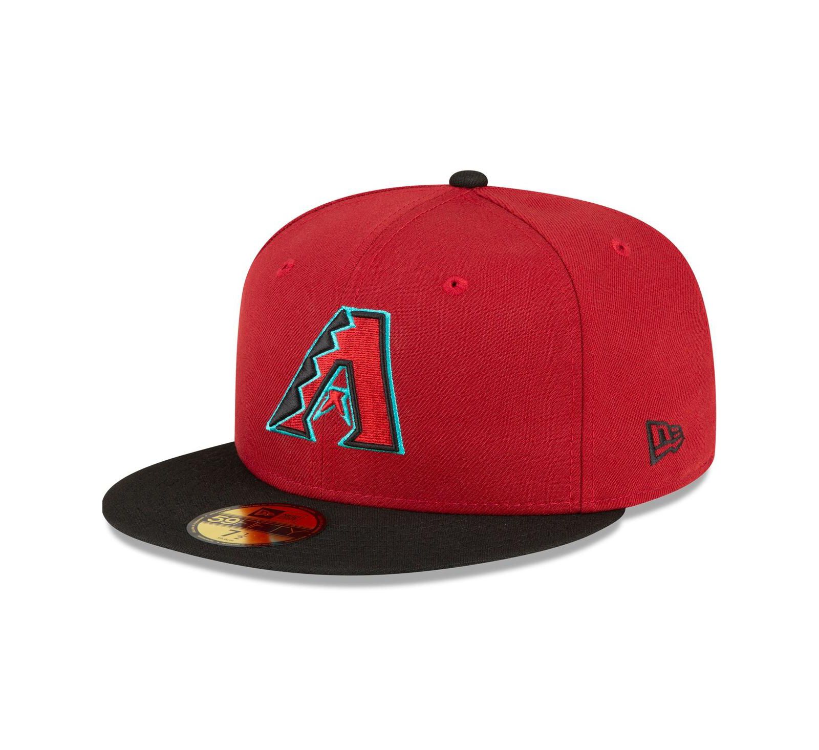 Men's New Era Red, Black Arizona Diamondbacks Home Authentic Collection On-Field 59FIFTY Fitted Hat