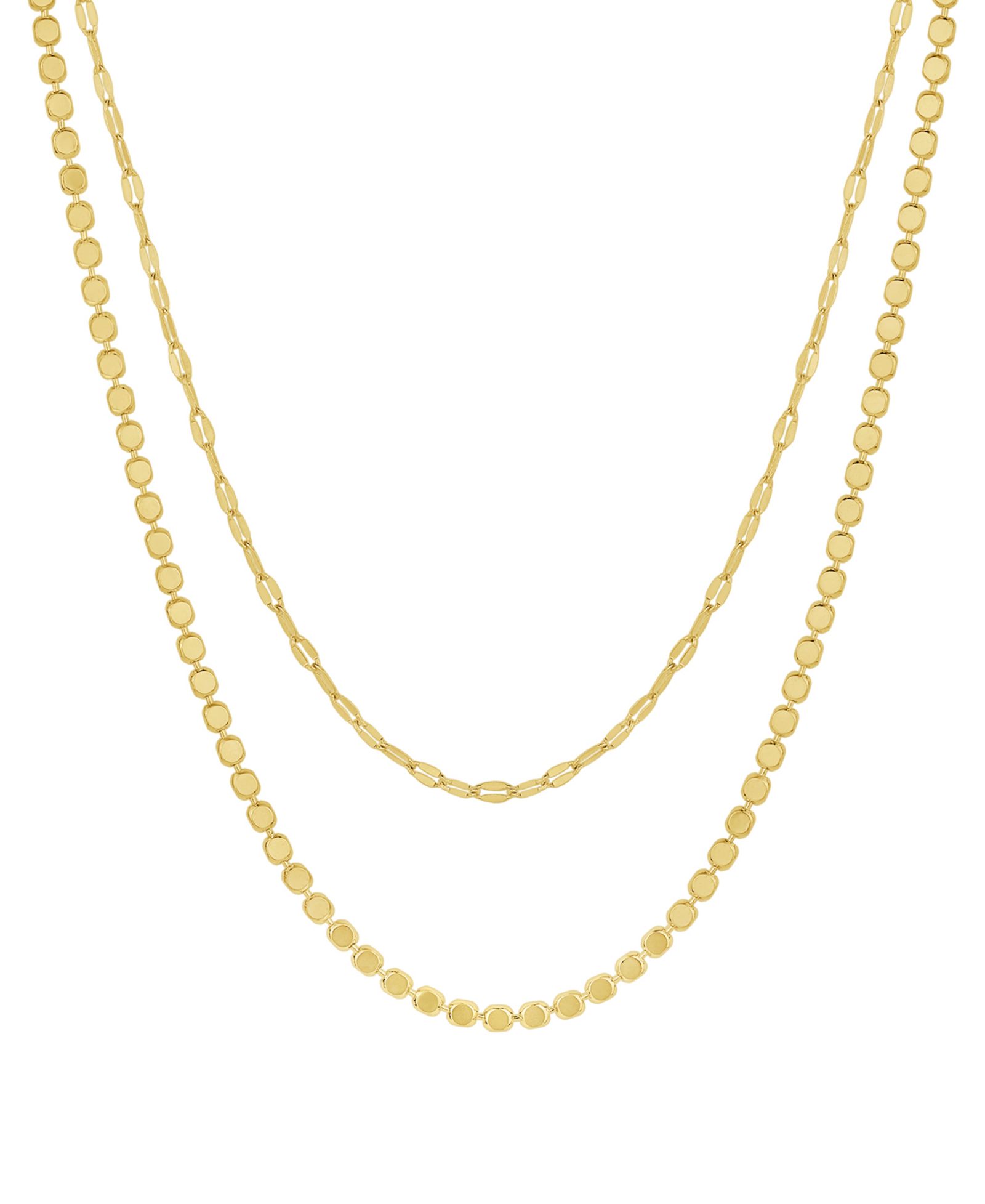 Многослойное ожерелье And Now This 18K Gold Plated