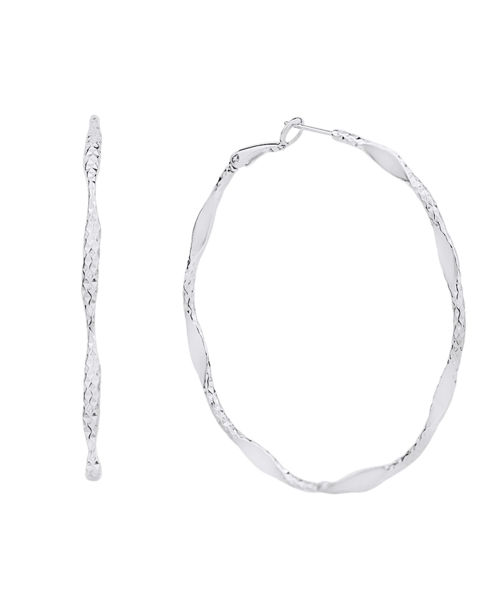 Серьги-кольца And Now This 18K Gold Plated or Silver Plated