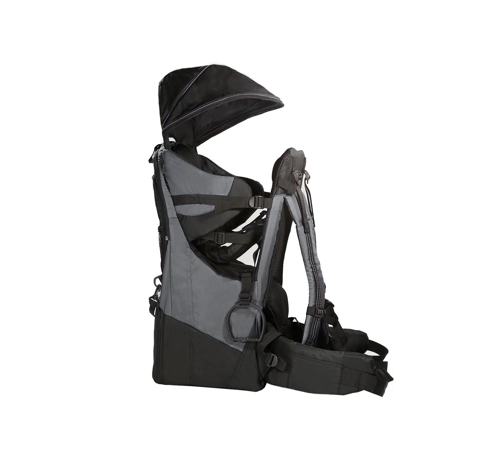ClevrPlus Deluxe Outdoor Child Backpack Baby Carrier Light Outdoor Hiking, Grey