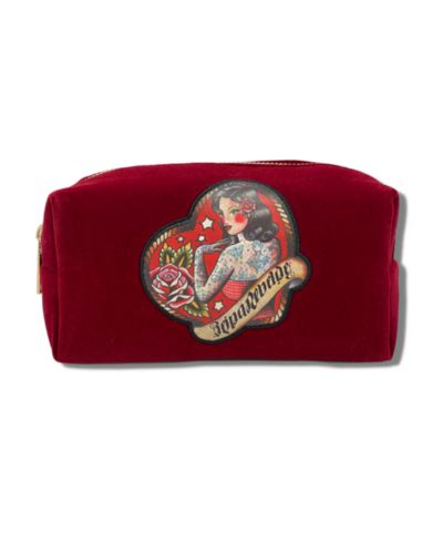 Reina Rebelde Luxe Makeup Bag With Patch
