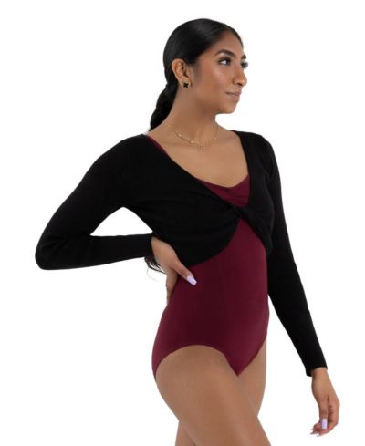 Capezio Women's Shrug with Faux Knot