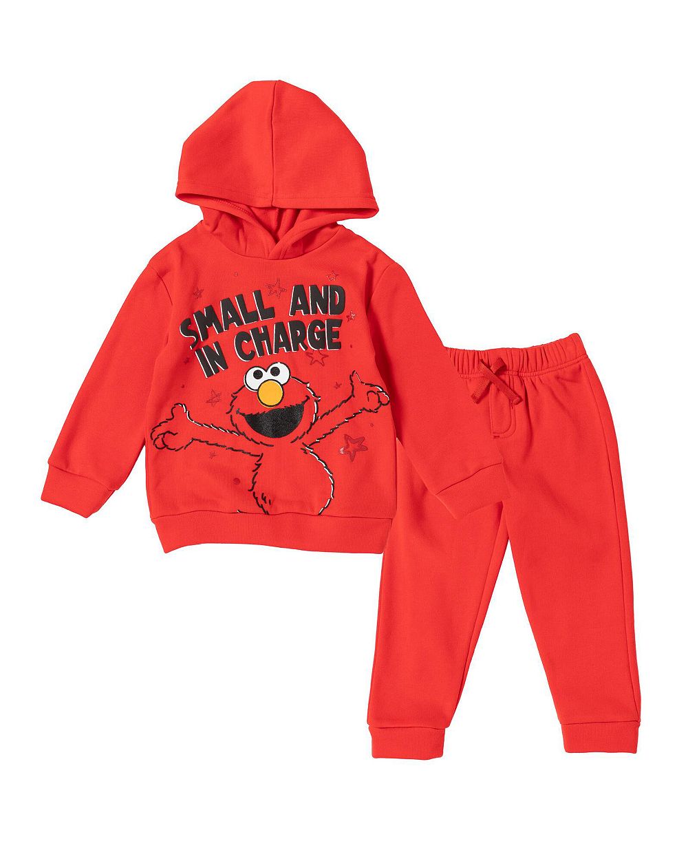 Sesame Street Elmo Cookie Monster детский комплект флисового худи и брюк для малышей