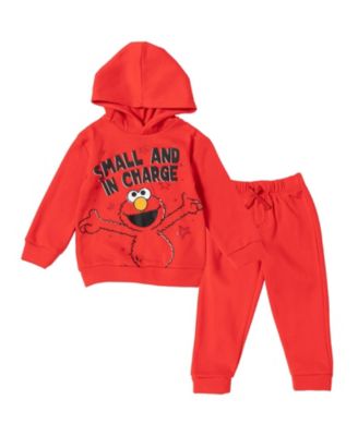 Sesame Street Elmo Cookie Monster детский комплект флисового худи и брюк для малышей