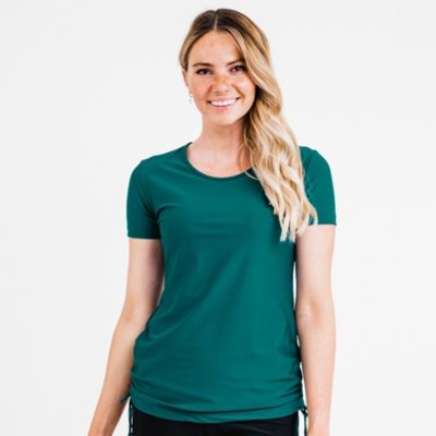 Calypsa Женский купальный топ Adele Short Sleeve UPF 50+