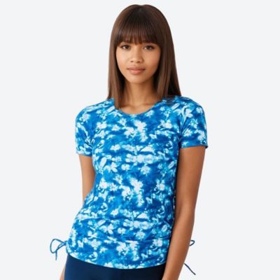 Blue tie dye