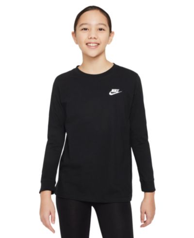 Футболка Nike Sportswear Logo с длинным рукавом для детей