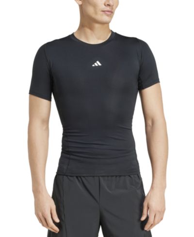 Мужская футболка adidas Tech-Fit Compression Crewneck
