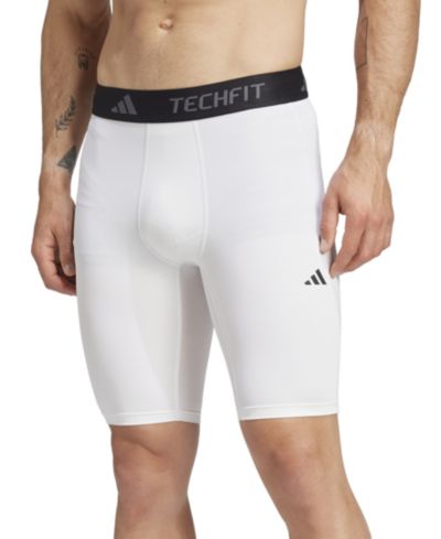 adidas Мужские шорты Tech-Fit Logo Compression Regular-Fit