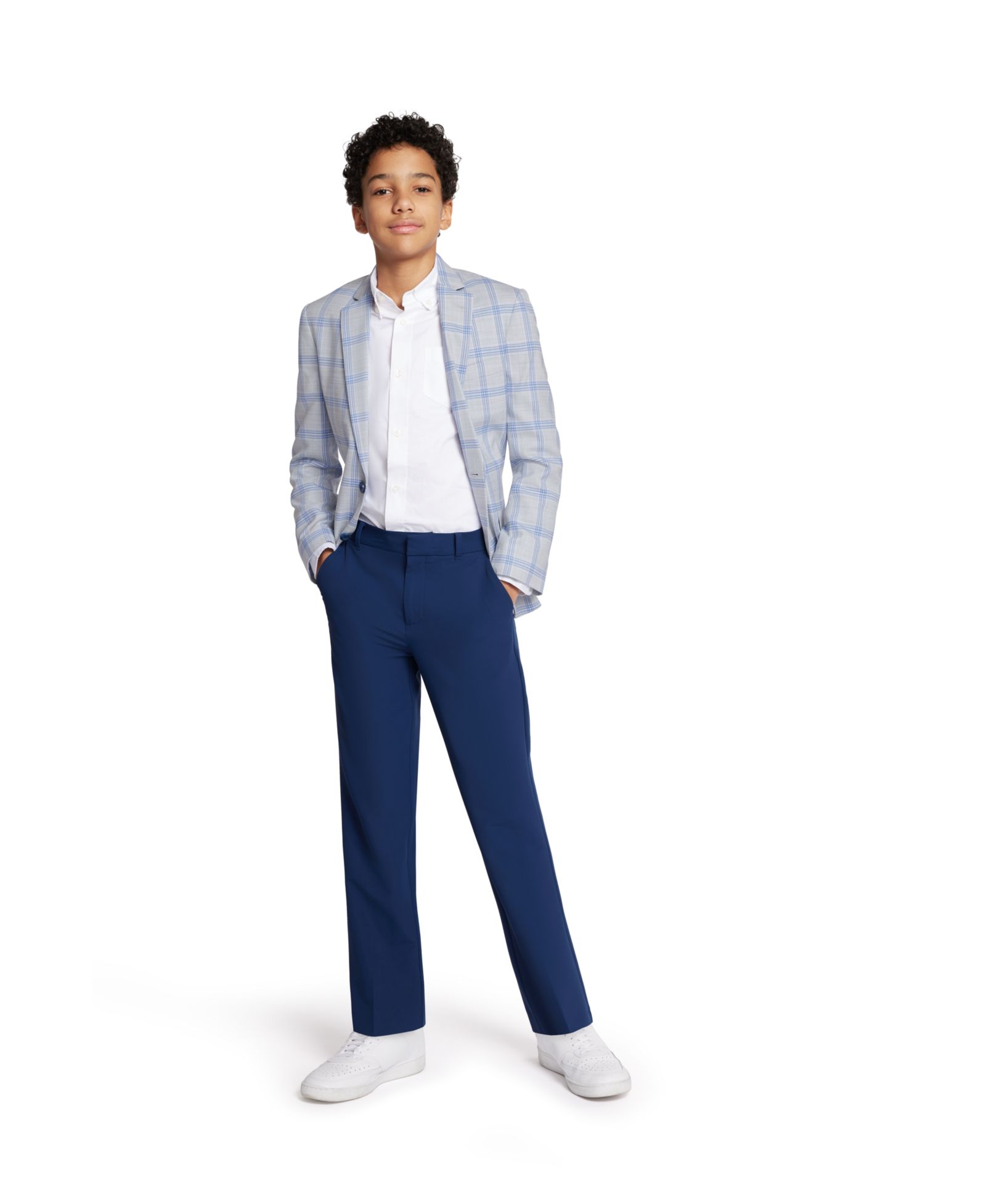 Big Boys 8-20 TH Flex Machine Washable Stretch Performance Dress Pants