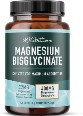 Magnesium Bisglycinate Capsules, SMNutrition, 120ct