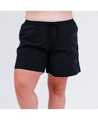 Calypsa Plus Size Chlorine Resistant 7" Board Shorts