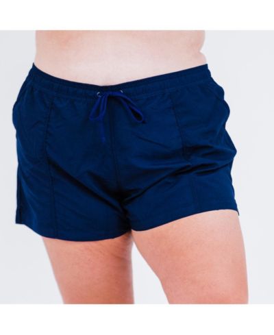 Calypsa Plus Size Chlorine Resistant 2"-3" Board Shorts