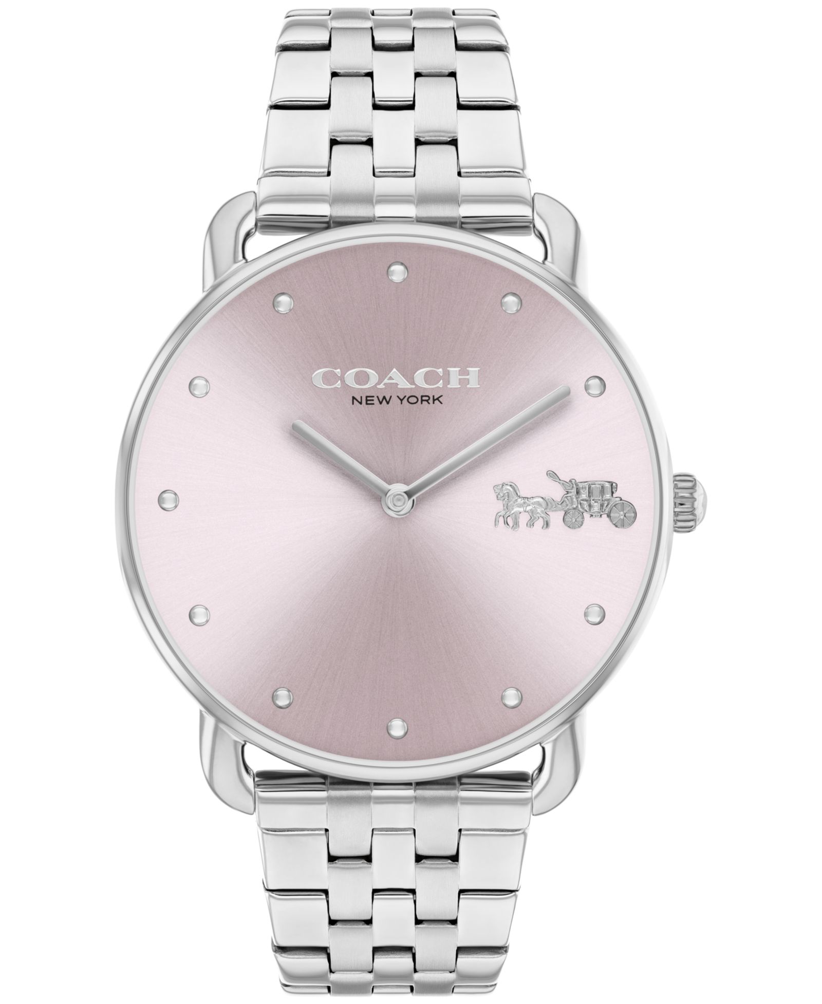 COACH Женские наручные часы Elliot, серебристая нержавеющая сталь, 36mm