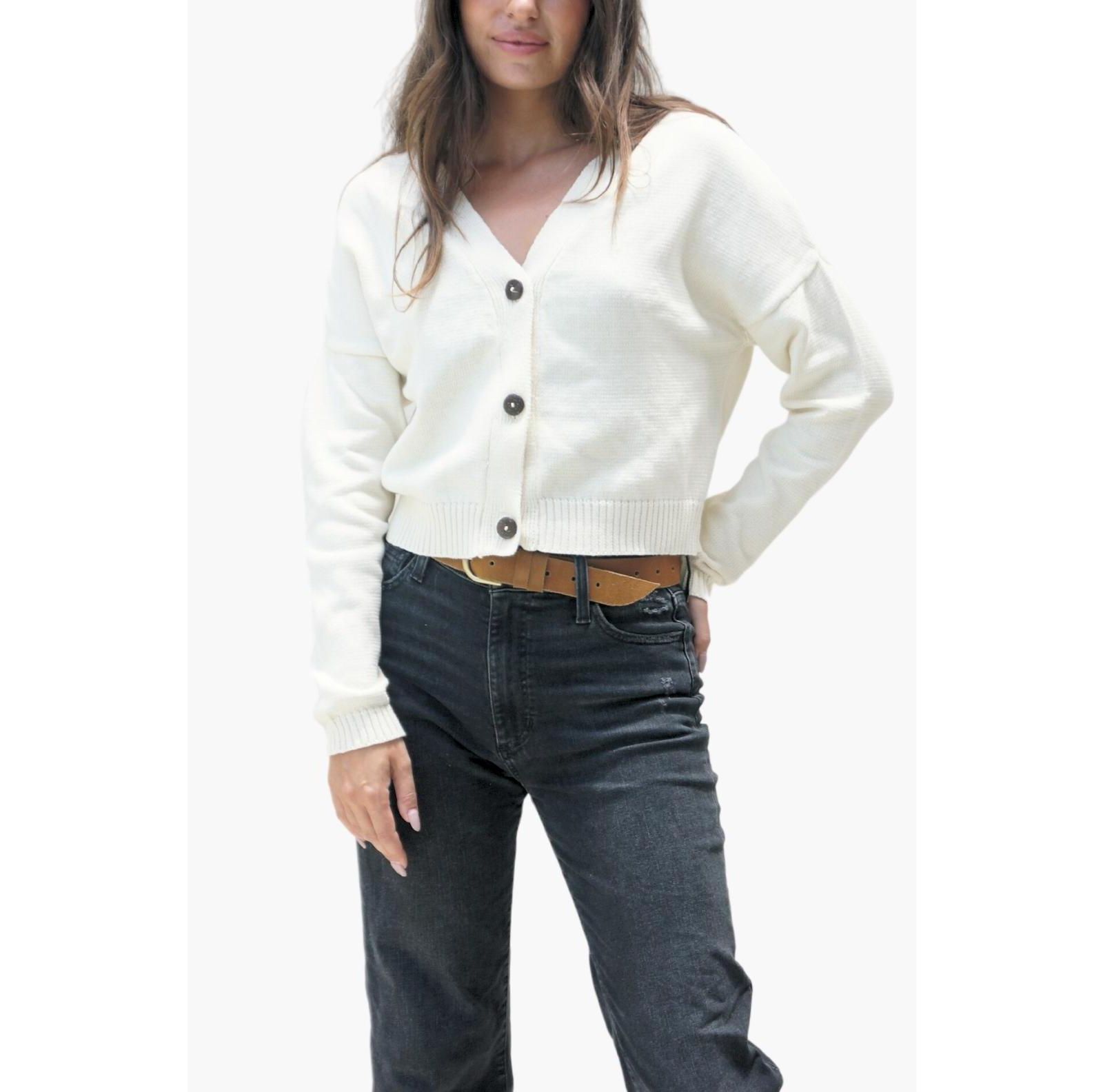 Женский хлопковый кардиган Paneros Clothing Diana Crop