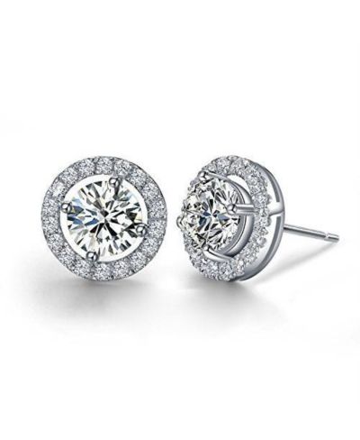 Серьги-гвоздики Dloria Hope Earrings Cubic Zirconia