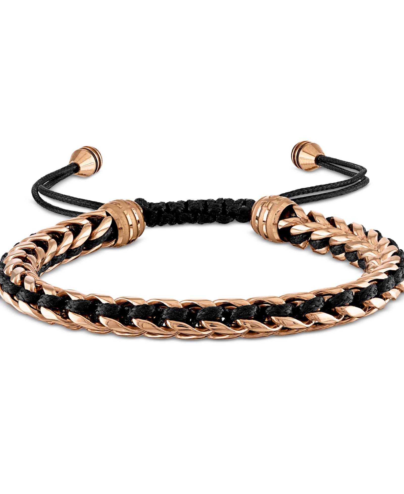 Bulova браслет со вставками из нержавеющей стали Rose Gold-Tone