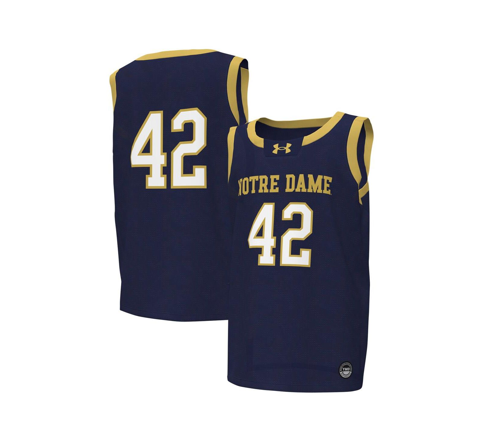 Детская джерси Under Armour #42 Navy Notre Dame