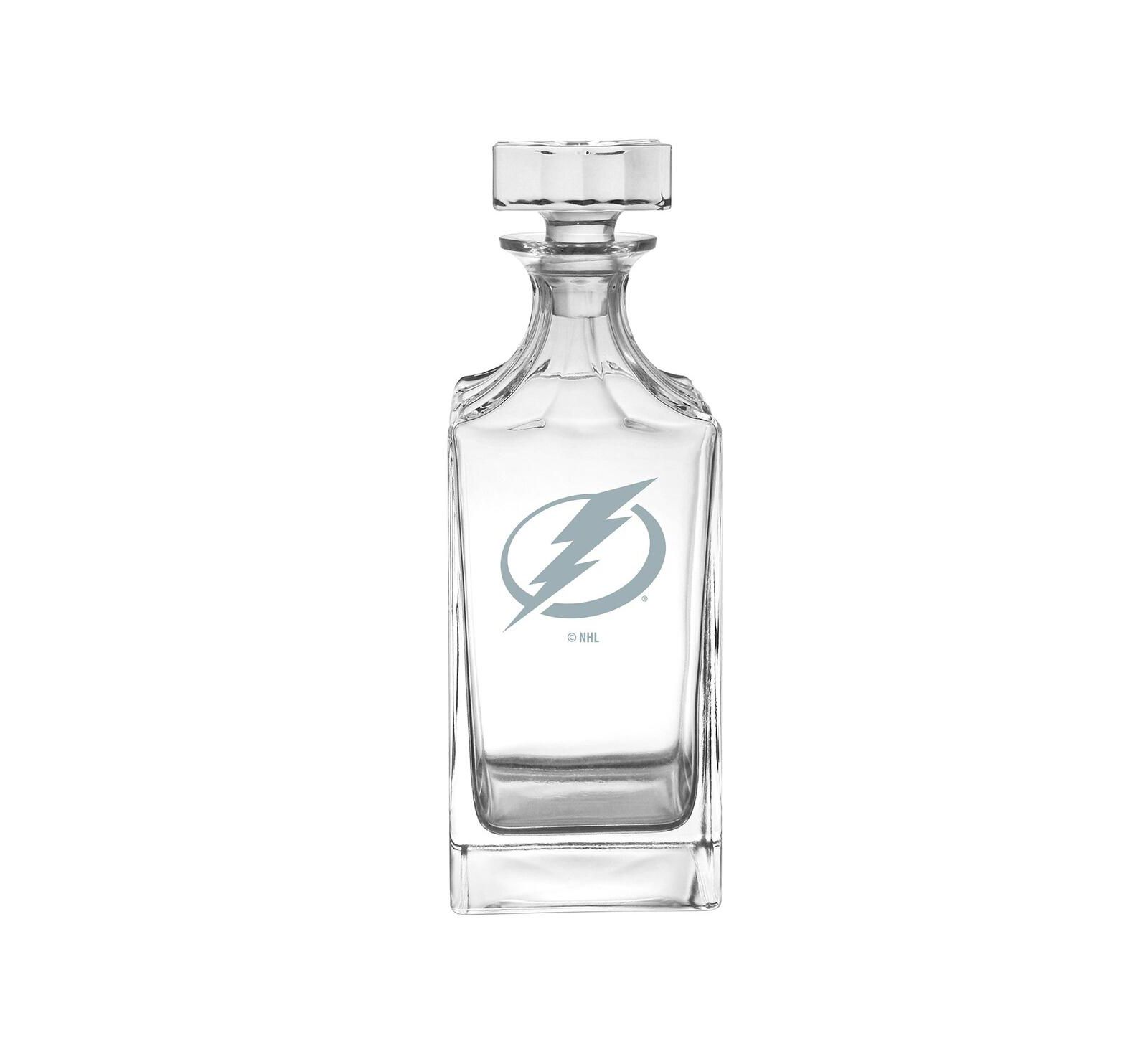 Tampa Bay Lightning Etched Decanter