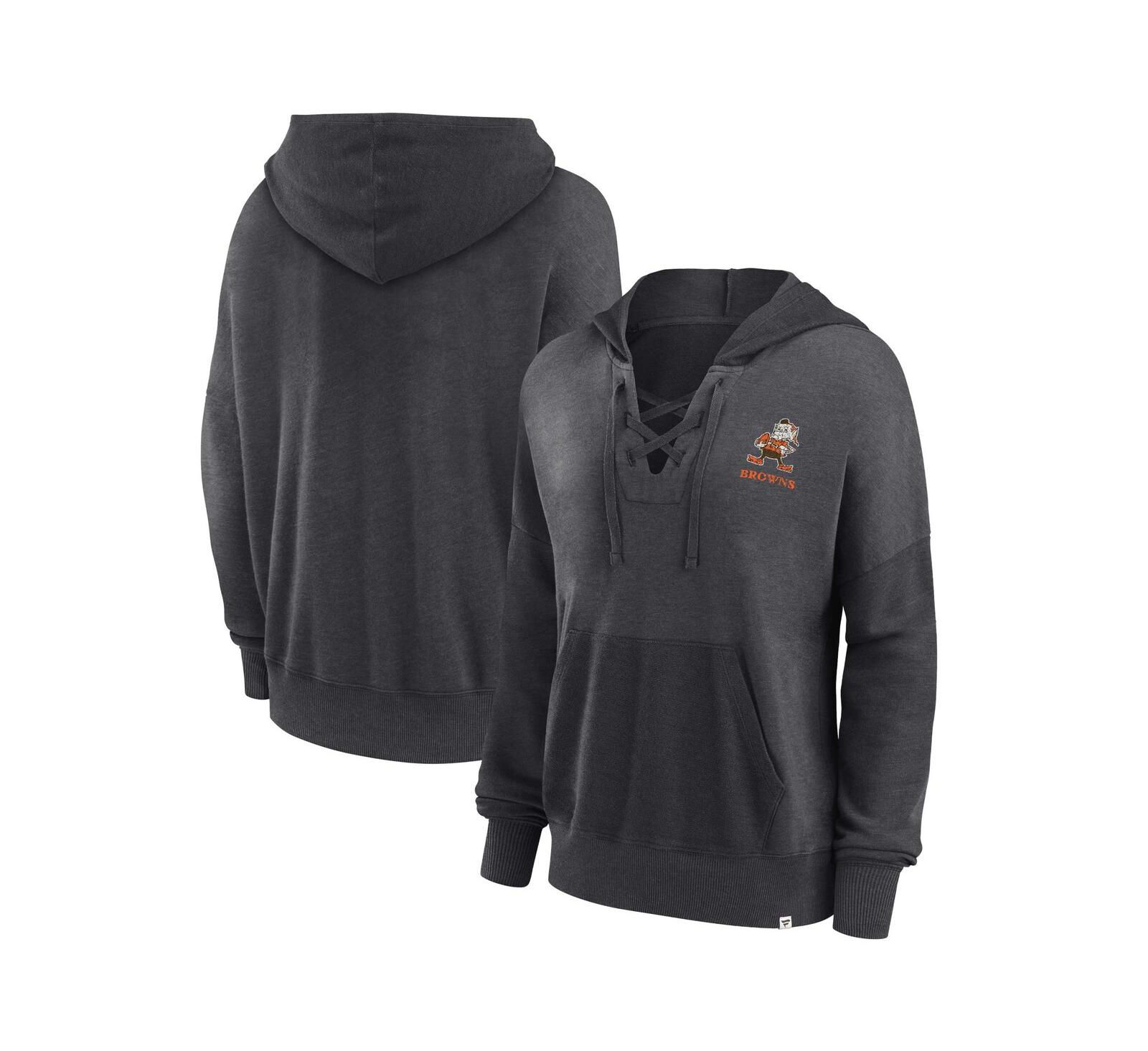 Женский худи Fanatics Cleveland Browns с эффектом выцветшей ткани
