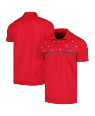 LevelWear Мужская рубашка поло Raglan St. Louis Cardinals, красная