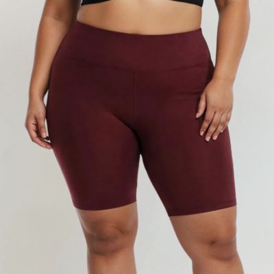 Женские плавательные шорты Calypsa Plus Size Chlorine Resistant High Waisted Long Bike