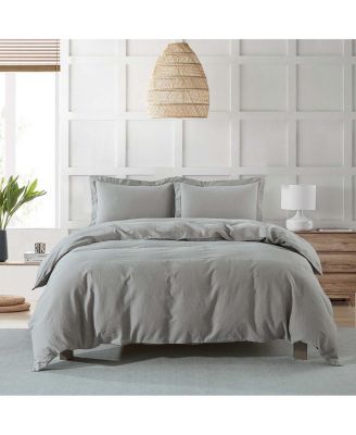 Pre-washed Linen Duvet Cover Set, King/CalKing