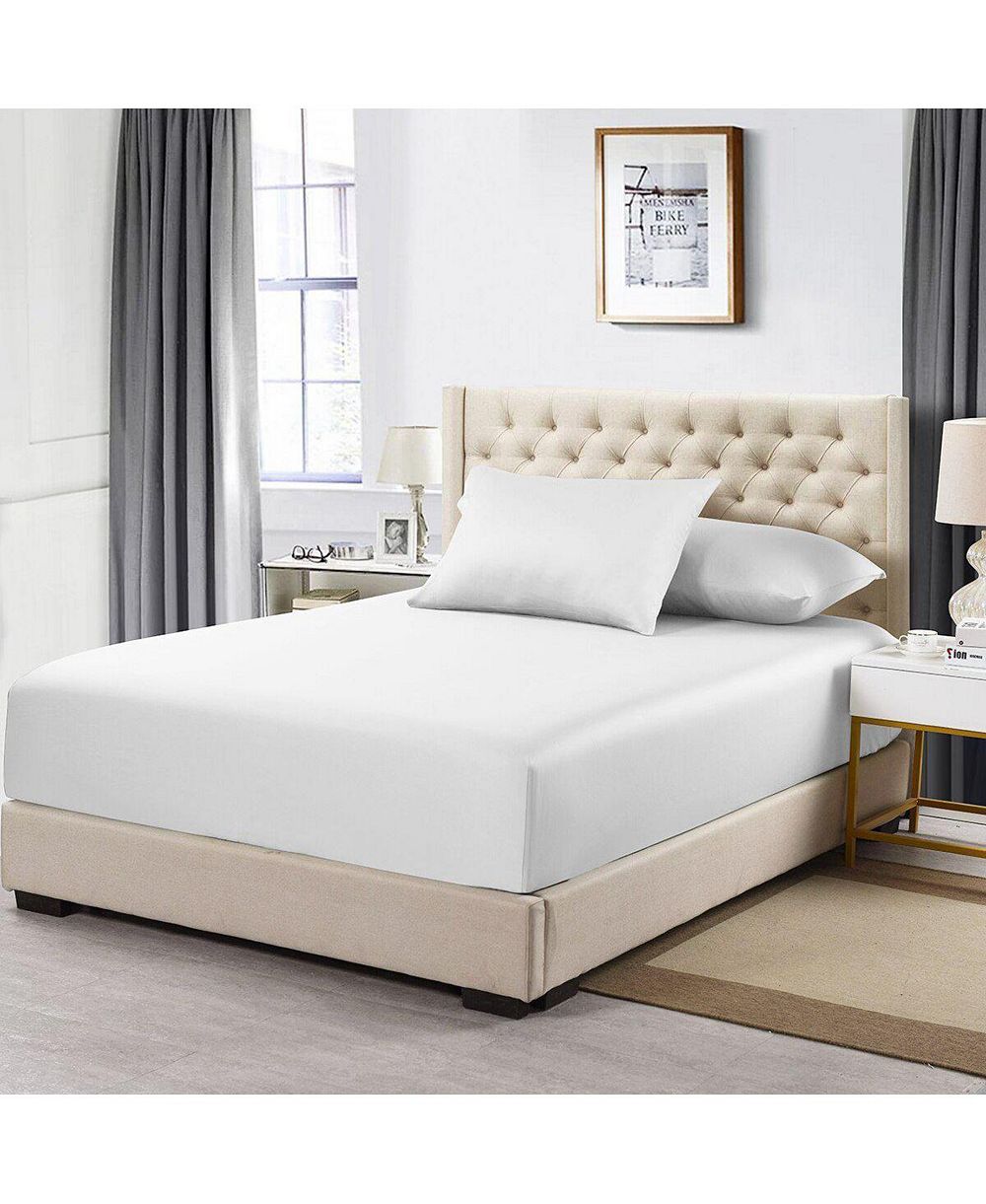 Простыня на резинке Egyptian Linens Cotton Fitted Sheet, King