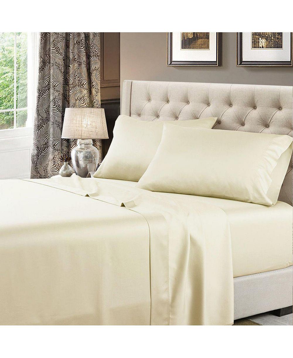Egyptian Linens Royal Tradition Low Profile Sateen Sheet Set