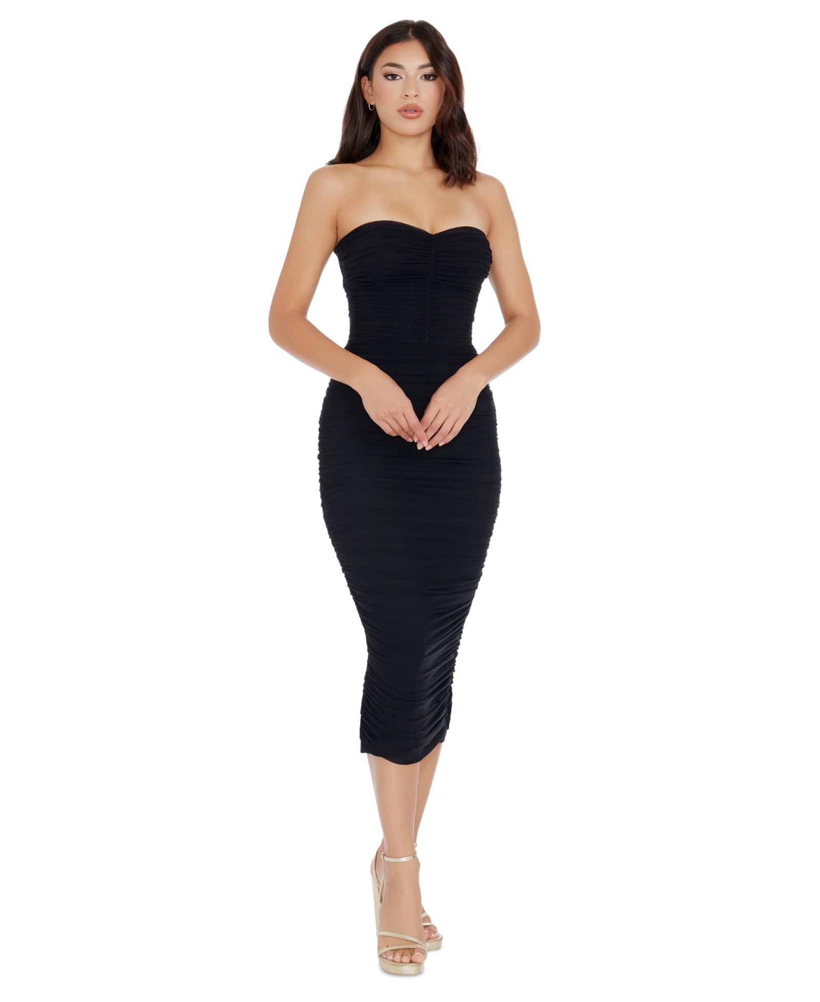 Женское облегающее платье Dress the Population Heather Strapless Bodycon