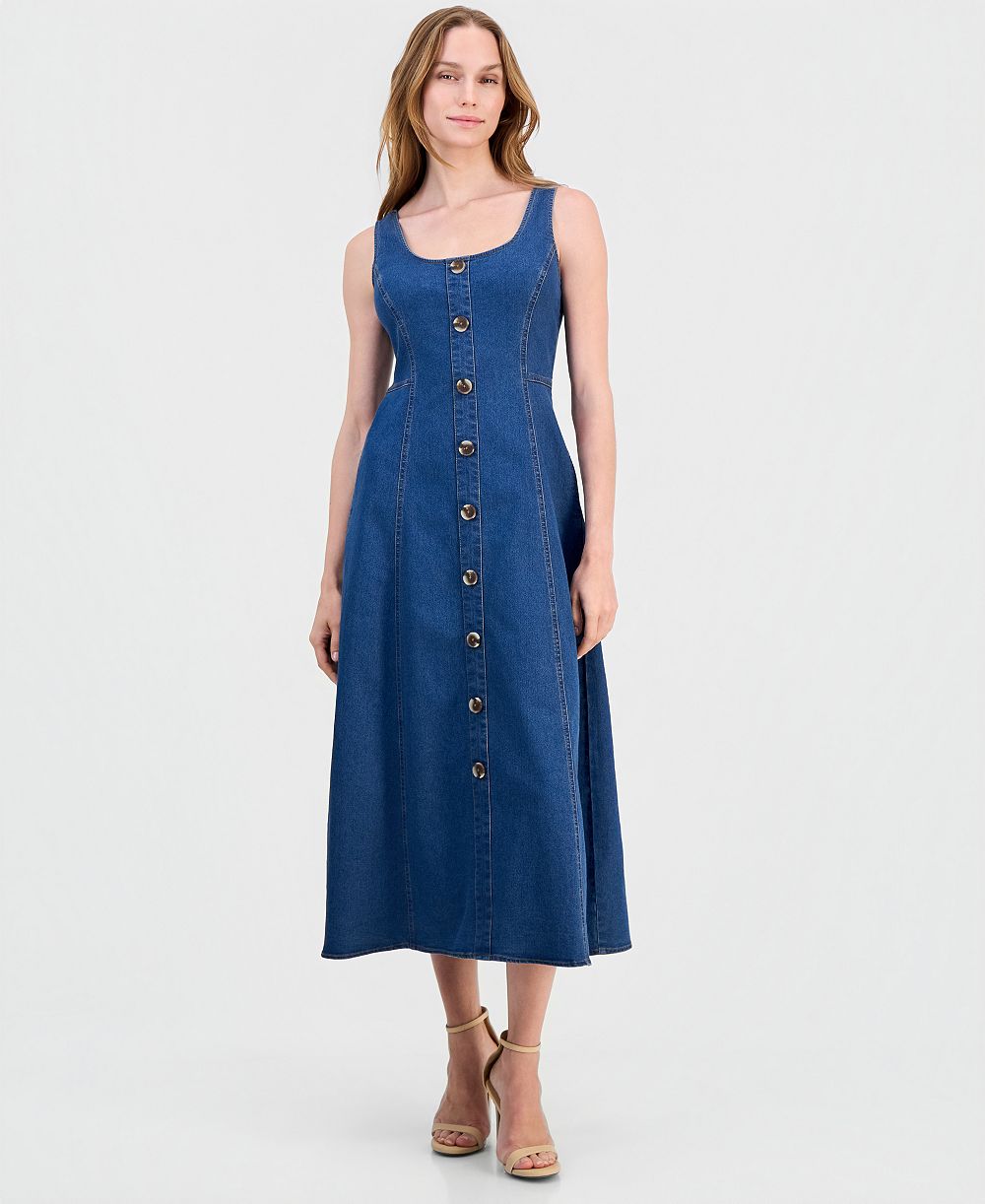 Женское платье Anne Klein Sleeveless Button-Front