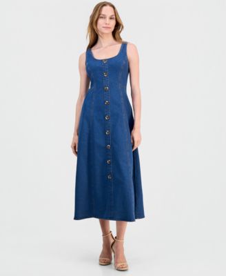 Женское платье Anne Klein Sleeveless Button-Front