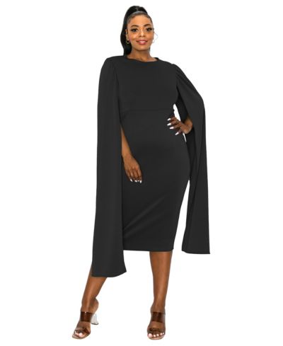 Женское платье L I V D Plus Size Naomi Cape Dress