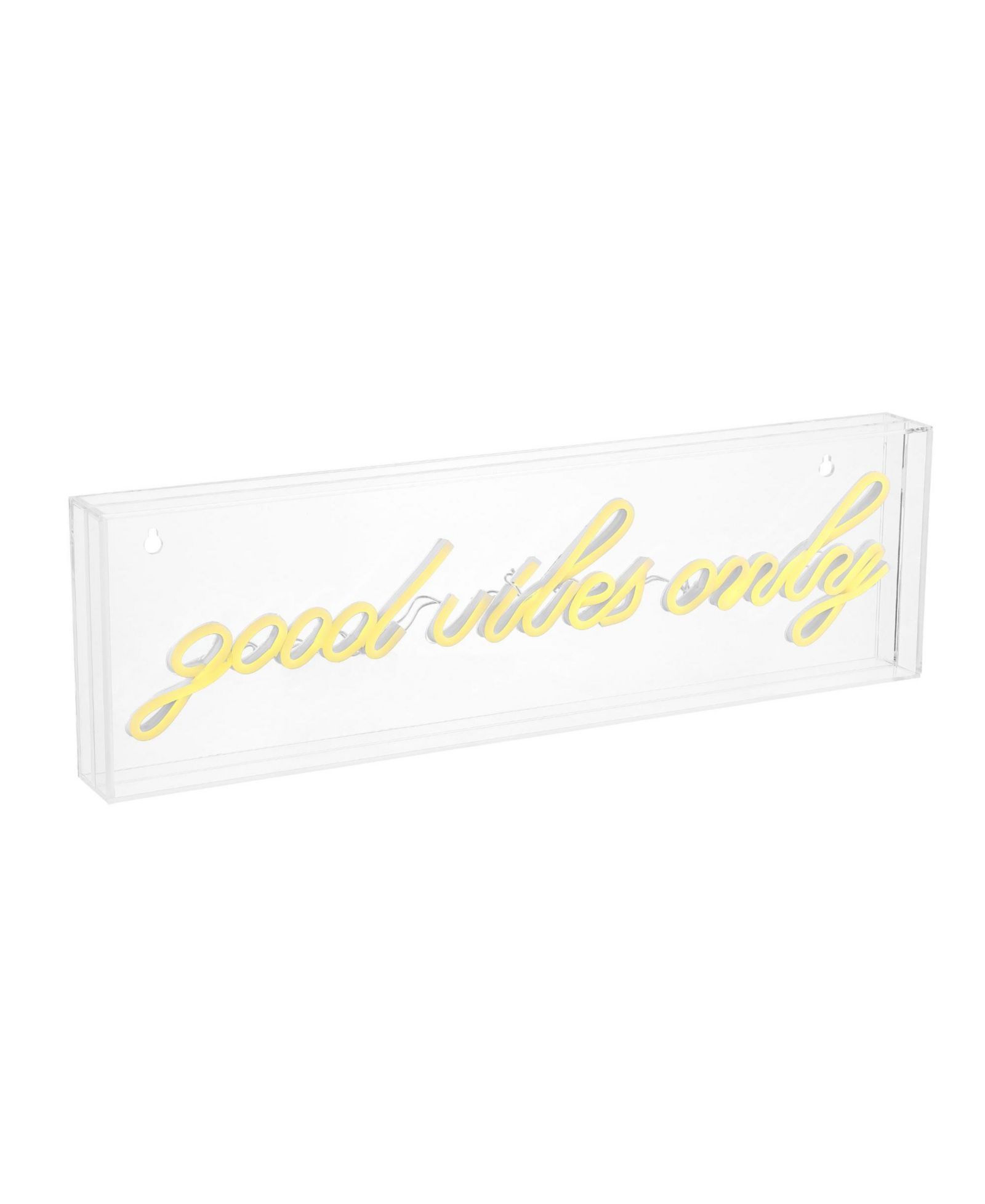 Современный неоновый светильник Jonathan Y Good Vibes Only из акрила с управлением USB и LED