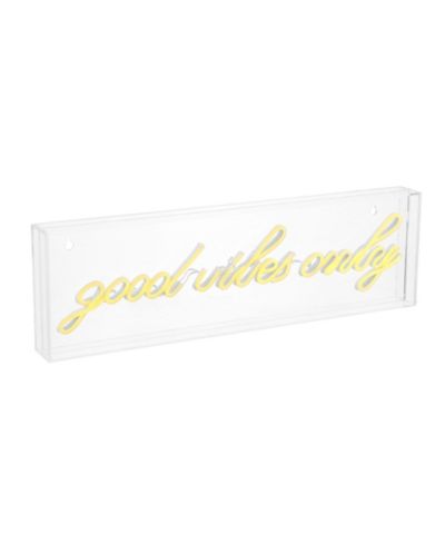 Современный неоновый светильник Jonathan Y Good Vibes Only из акрила с управлением USB и LED