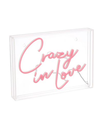 Светодиодная неоновая лампа Jonathan Y Crazy In Love Contemporary Glam с USB-питанием