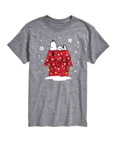 Мужская футболка AIRWAVES Men's Snoopy Holiday Dog House Short Sleeve