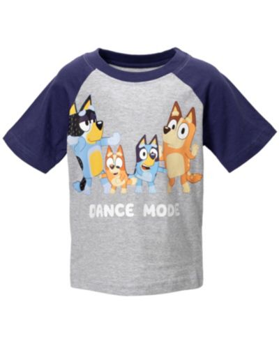 Детская футболка Bluey с графическим принтом для всей семьи
