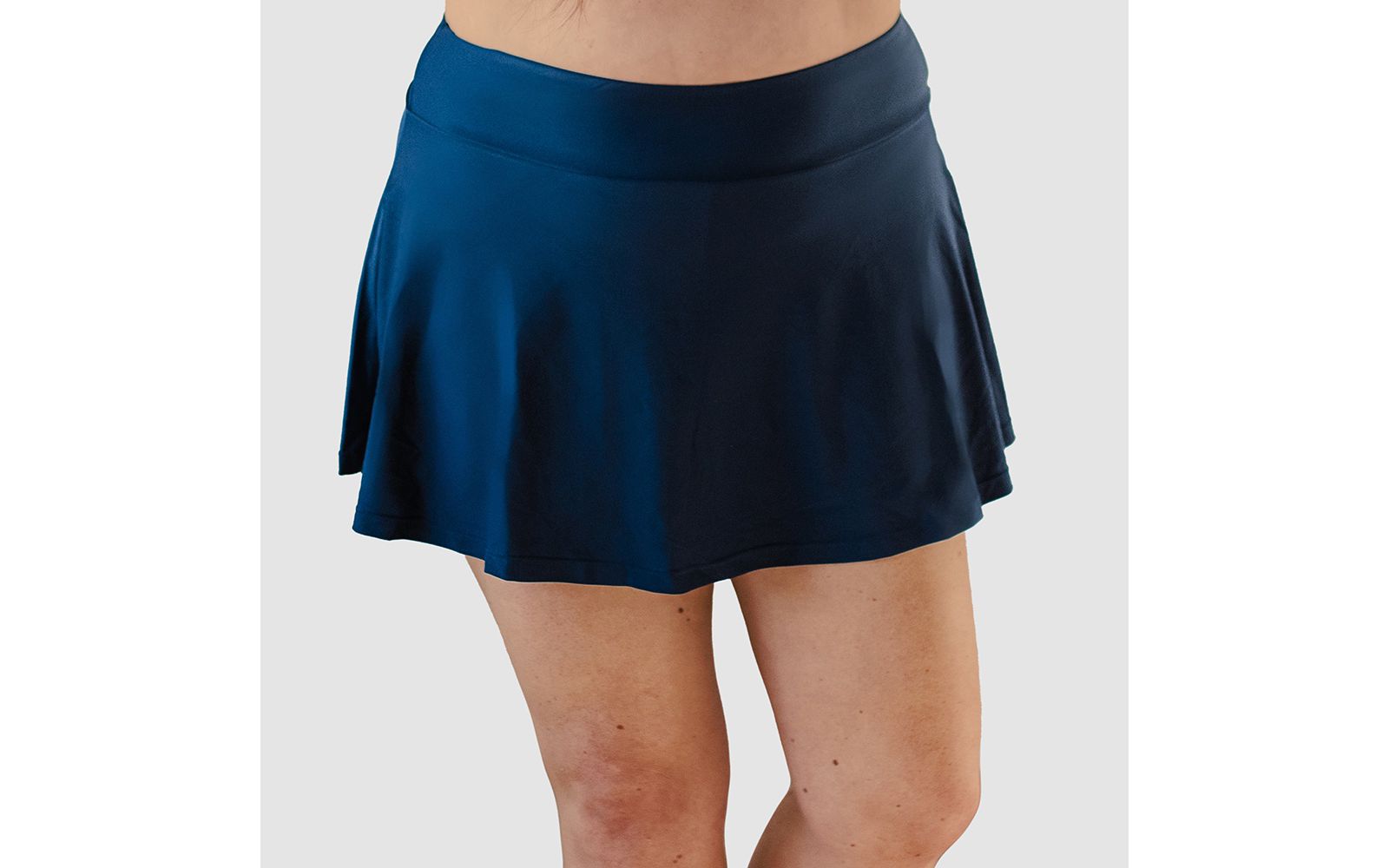 Спортивная юбка Calypsa Plus Size High Waisted Chlorine Resistant Flowy Swim Skort With Attached Shorts