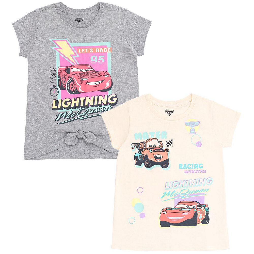 Детские футболки Disney Lion King Pixar Cars Super Kitties Winnie The Pooh, набор из 2 штук