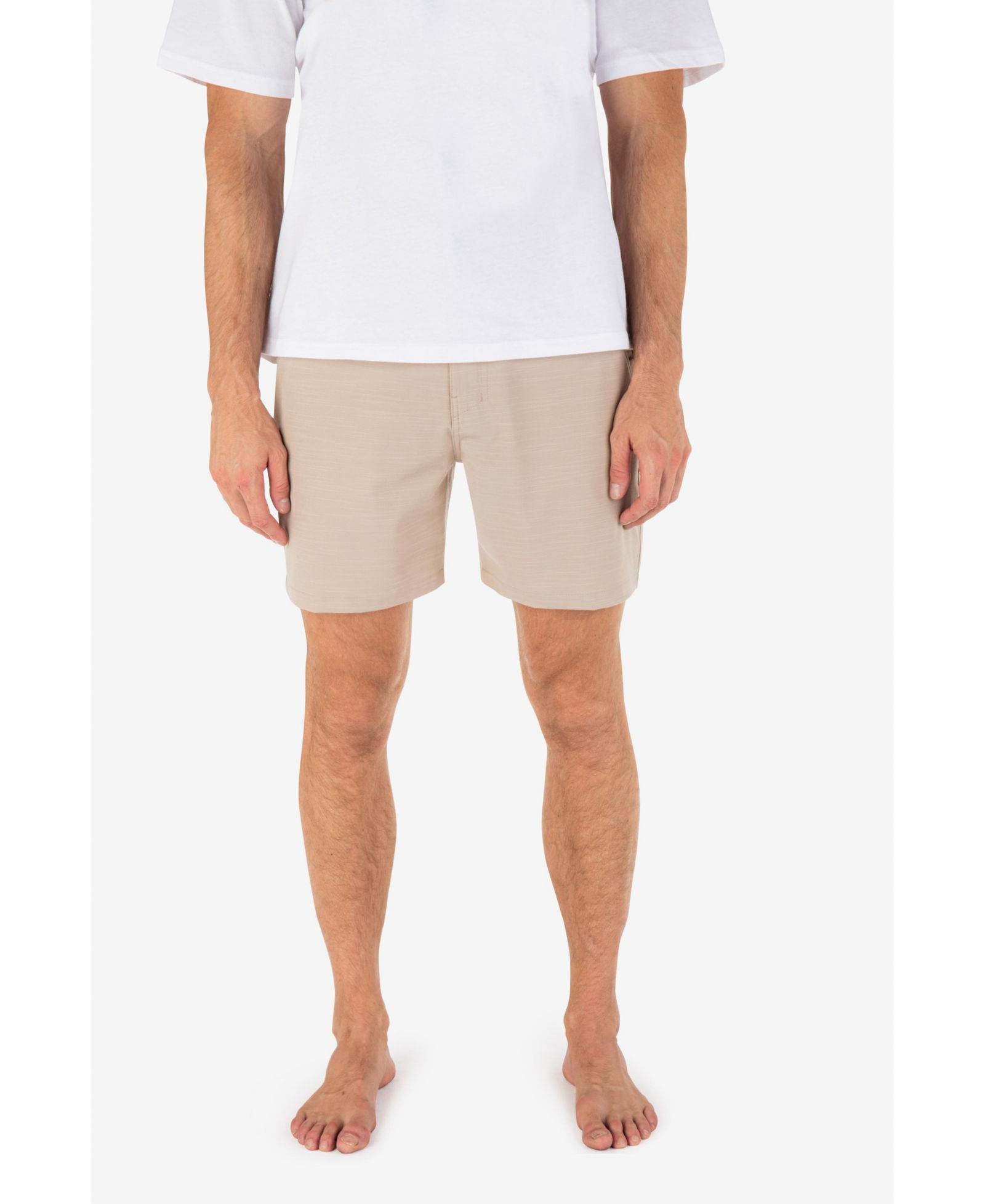 Hurley Men's Phantom Slub 3/4 Waistband 18" Stretch Shorts